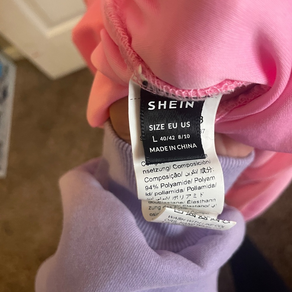 SHEIN Pink Ruched Maxi Dress with Wide Straps - Picture 3 of 3